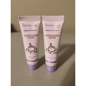 2x The Crème Shop Hello Kitty Handy Dandy Cream Birthday Cake 30ml Vanilla Shea